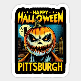 Pittsburgh Halloween Sticker